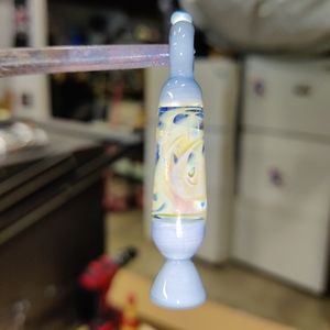 Lava lamp glass pendant